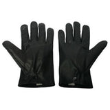 Vampire Gloves Genuine Lambskin Leather Large - black leather gloves with precision-positioned metal tacks for sensory play.