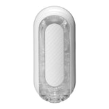 Tenga Flip Zero Gravity White Male Stroker premium male pleasure device with flip-open design for easy cleaning and stimulation.