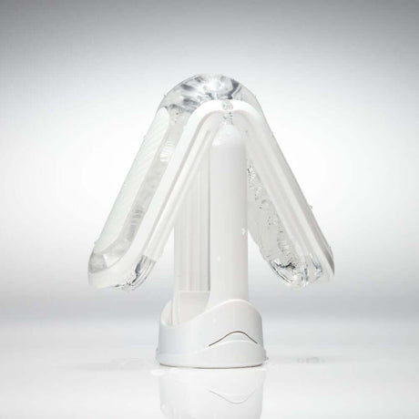 Tenga Flip Zero Gravity White Male Stroker showcasing its innovative design for ultimate pleasure and easy cleaning.