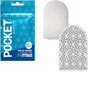 Pocket Tenga Cold Spark Disposable Masturbator packaging and product, designed for compact pleasure.