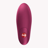 Fun Factory Charme Rechargeable Bullet Vibrator Wine Red, sleek design for versatile stimulation.