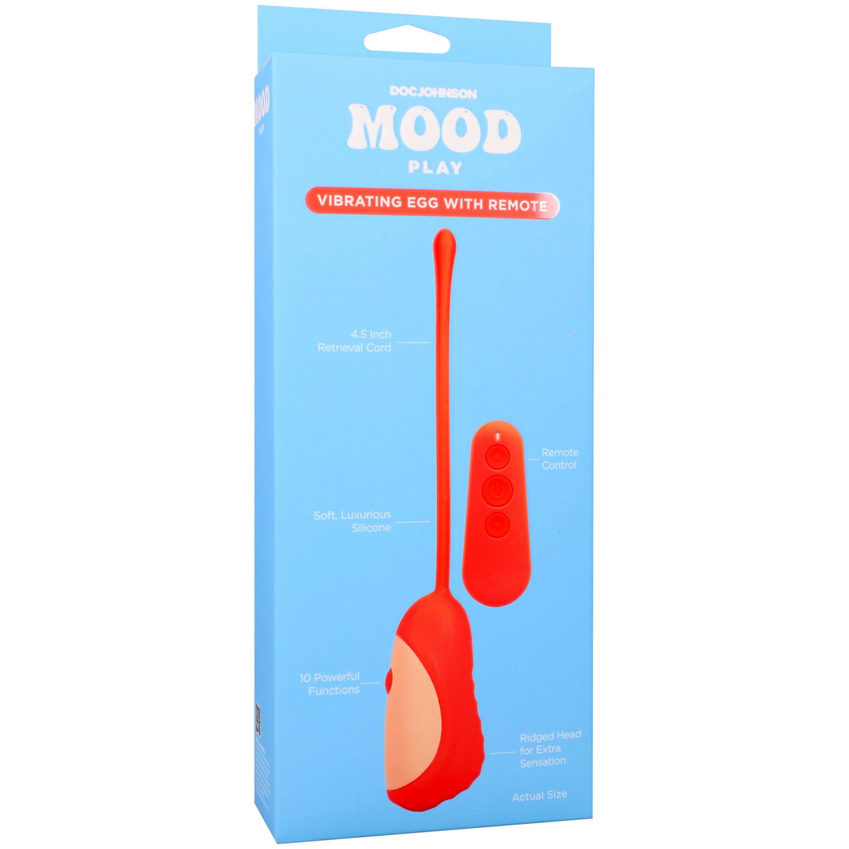Mood Play Vibrating Egg With Remote Orange - Image 3