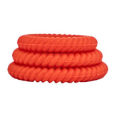 Ram Ultra Cocksweller Silicone Cock Rings Red three-ring set in vibrant red silicone for enhanced pleasure.