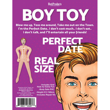 Boy Toy Real Life Size Male Blow-Up Sex Doll for playful entertainment, perfect for parties and discreet fun.