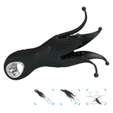 Pretty Love Arella Multi Petal Stimulator Black octopus-shaped vibrating penis trainer for a unique stroking experience.