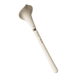 ZALO Calla Dual-Head Vibrating Wand in ivory white, designed for discreet and powerful personal massage.