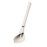 ZALO Calla Dual-Head Vibrating Wand in ivory white, designed for discreet personal massage with graceful Calla Lily inspiration.