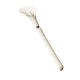 ZALO Calla Dual-Head Vibrating Wand in ivory white, designed for discreet personal massage with dual motors and smooth silicone.