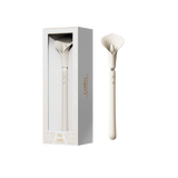ZALO Calla Dual-Head Vibrating Wand in ivory white packaging, featuring a graceful Calla Lily design.