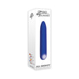 Zero Tolerance All Mighty rechargeable bullet vibrator in blue packaging, perfect for enhancing intimate experiences.