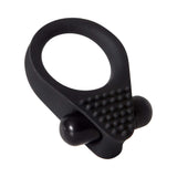 Zero Tolerance Black Knight Vibrating Cockring with pleasure nubs for enhanced stimulation and longer-lasting erections.
