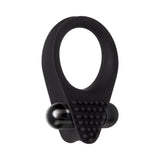 Zero Tolerance Black Knight vibrating cock ring for enhanced pleasure and longer-lasting erections, featuring pleasure nubs.
